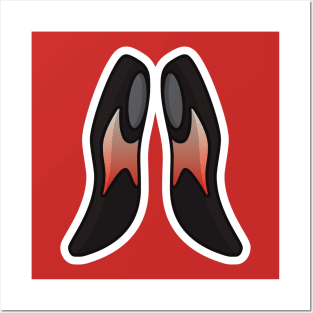 Comfortable Orthotics Shoes Pair Insoles, Arch Supports Sticker vector illustration. Fashion object icon concept. Insoles for a comfortable and healthy walk sticker design icon with shadow. Posters and Art